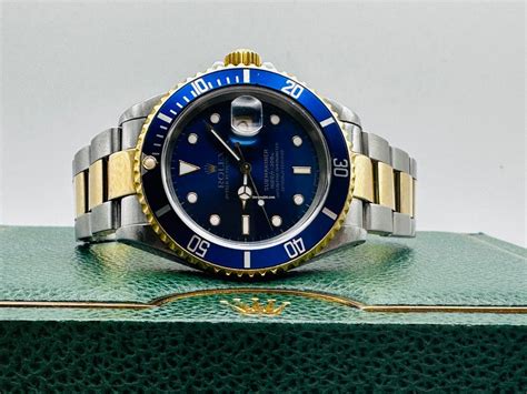 Rolex Submariner Date 16613 BLUE DIAL FULL SET (1997)